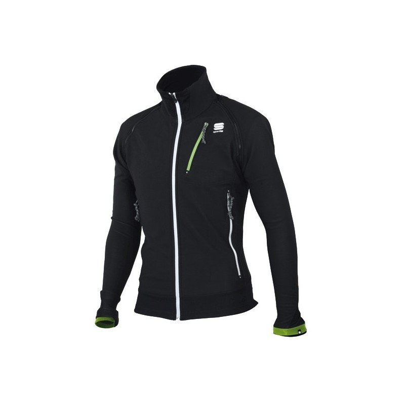 тёплая конвертируемая куртка Sportful Vazzoler WS чёрная тёплая конвертируемая куртка Sportful Vazzoler WS чёрная